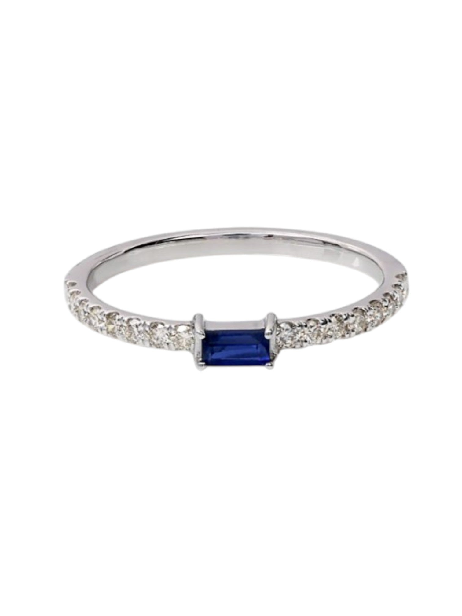 Tiffany Novo Horizon 925 Sterling Silver CZ Stone Light Weight Ring For Women By Kesardeep